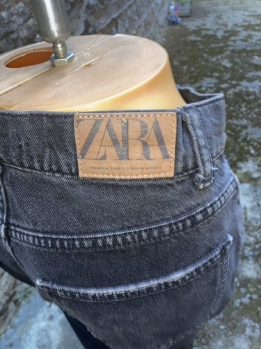 Jean zara femme noir délavé - jean,