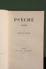 livre ancien Psyché poèmes de la Prade 1841. **