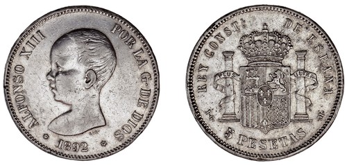 Pièces argent 5 - 5,