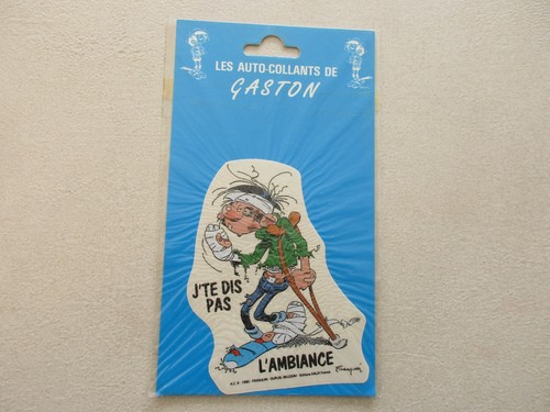 Gaston lagaffe autocollant - gaston,