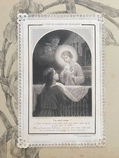 Image Pieuse / Canivet dentelle Le jour de bonheur coeur Boumard Letaille 662