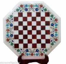 Table De Jeu En Marbre 16"