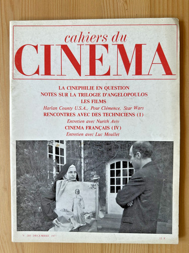 Cahiers cinéma 283 - n°, *
