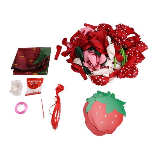 Arche ballons aux fraises - de,