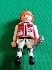 1 PLAYMOBIL : Personnage Homme jet mécanicien 