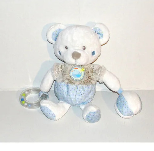 Doudou ours peluche eveil - ours,
