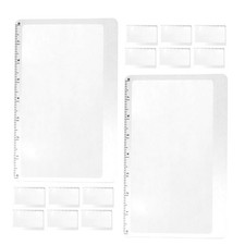  Loupe de poche 15 pièces pour la lecture : lentille de Fresnel fine 3X,