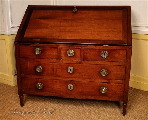 Bureau scriban acajou - bureau,