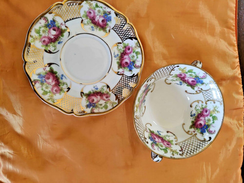 Limoges porcelaine tasse à - ,,