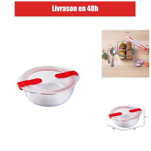 Pyrex plat rond verre - pyrex,