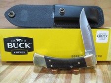NIB Buck USA Ebony 110 Folding
