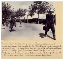 China, Boxer, Pei-Ho, Alfred von Waldersee Walking Quai de France (French Conces