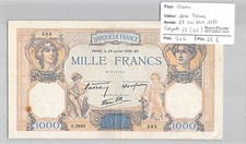 BILLET FRANCE - 1000 FRANCS -