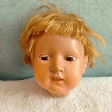 Tête poupée allemande celluloïd marque "la tortue"