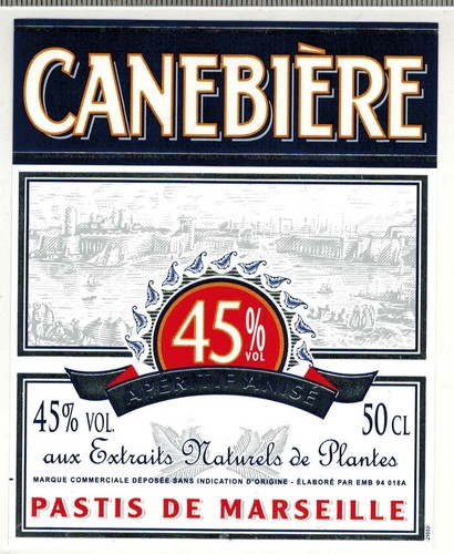 Etiquette pastis - etiquette, de