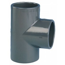 Té PVC pression 90° femelle