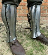 Déguisement cosplay armure chevalier médiéval paire de jambes greaves fonctio...
