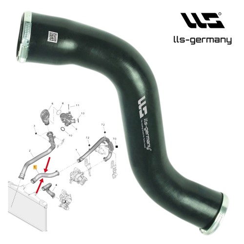 Tuyau turbo ladeluftschlauch - turbo,