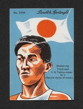 Lindt Sprungli n. 2168 : Naoto Tajima Gold medal in the triple jump, Berlin 1936