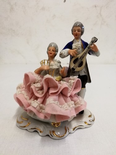 Figurines couple musiciens - couple, en