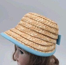 Chapeau en paille nœud et