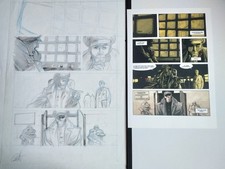 Série de trois planches