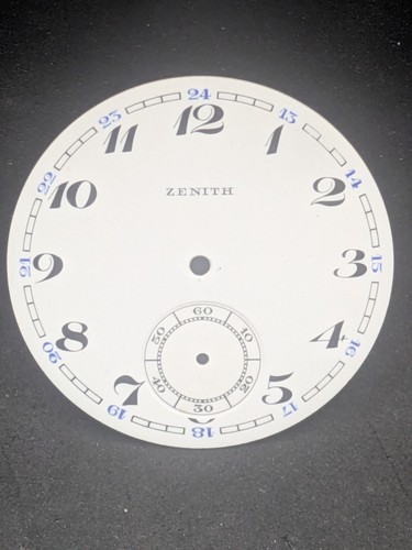 Zenith cadran montre poche - zenith,