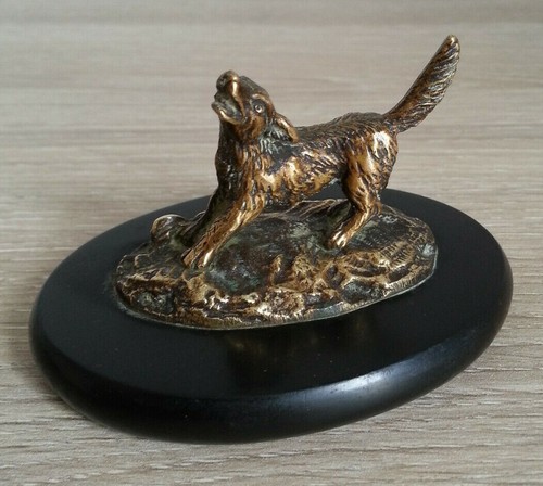 Ancienne sculpture chien - sculpture,