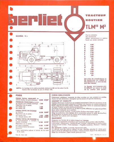 Berliet tlm m - /, 65/