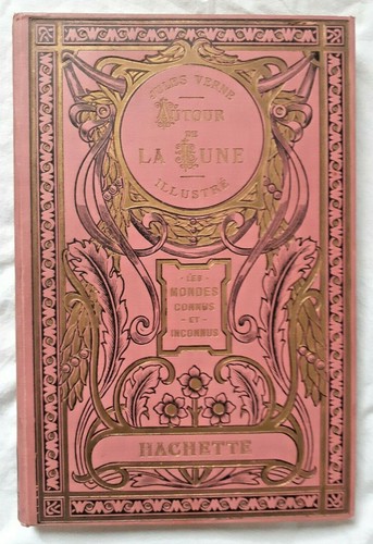 Autour lune par jules - la,
