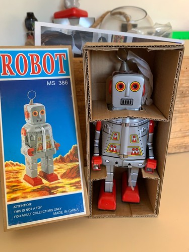 Tin toys robot boite shogun - toys,
