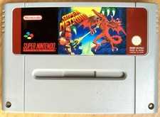 SUPER METROID - CARTOUCHE SEULE 100% ORIGINALE SUPER NINTENDO SNES PAL FAH - jeu