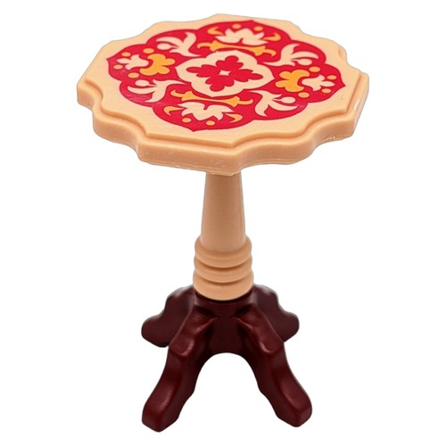 Playmobil table marron rose
