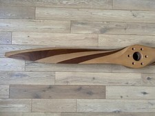 AUTHENTIQUE HELICE D'AVION POLYCHROME LAMELLE-COLLE FRENE + PALISSANDRE L 174 CM