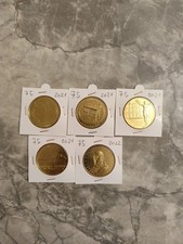 jetons touristiques MDP Dept 75 2021/2022 Lot De 5