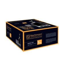 Nachtmann Aspen Whisky Lot 3 Pcs. Barware Carafe/Verres à Whisky Verre Cristal