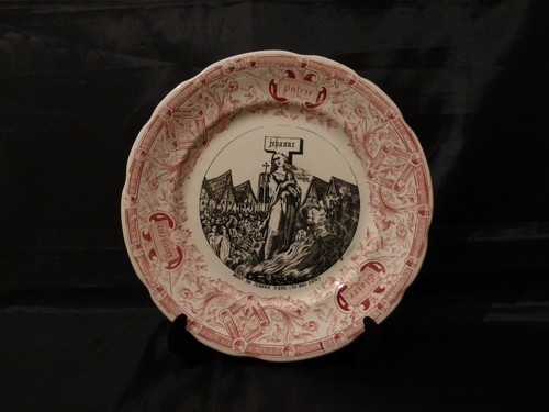 Assiette parlante digoin - assiette,