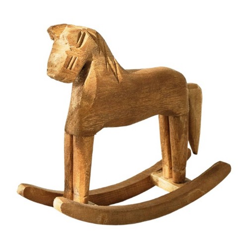 Cheval bascule bois - cheval, à