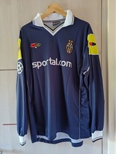 JUVENTUS MATCH WORN SHIRT 2000-01 ZANCHI #16 • MAGLIA CHAMPIONS LEAGUE COLLECTOR