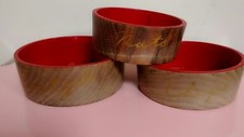 vintage nevco wooden bowls