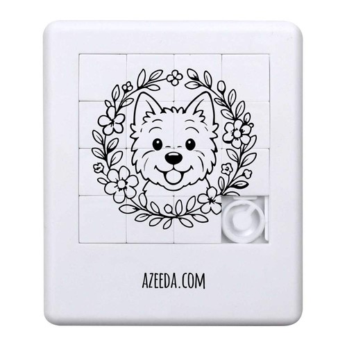 Westie floral wreath - 'westie,