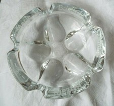 cendrier vide poche cristal MARIE BRIZARD  Ø 20 cm