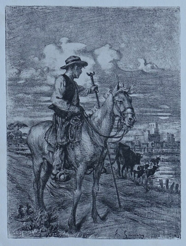 Adolphe gumery lithographie - adolphe,