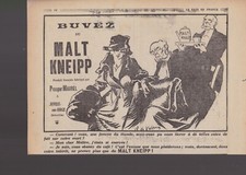 1 publicité  papier café