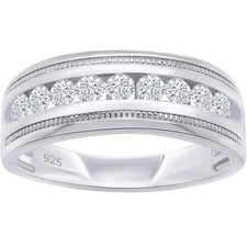 Bague de mariage ronde en
