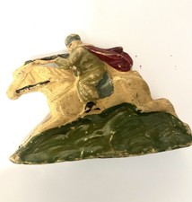soldat Domage et Cie DC plâtre composition no Elastolin  Spahi  a Cheval