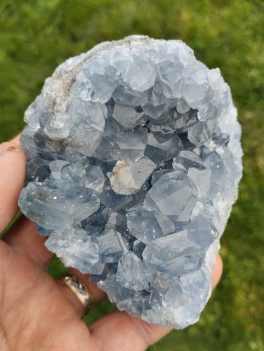 Célestine forme druse pierre - célestine,
