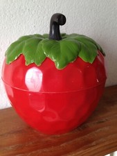 superbe  BAC à Glaçons  fraise rouge   Seau à glace an 1970 2
