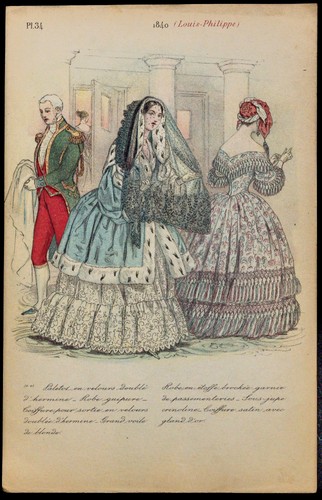 1900ca mode des années 1840 - mode,