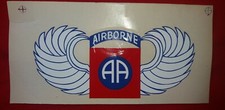 DECALCOMANIE 82nd AIRBORNE DIVISION pour CASQUE MILITARY POLICE US ARMY VIETNAM